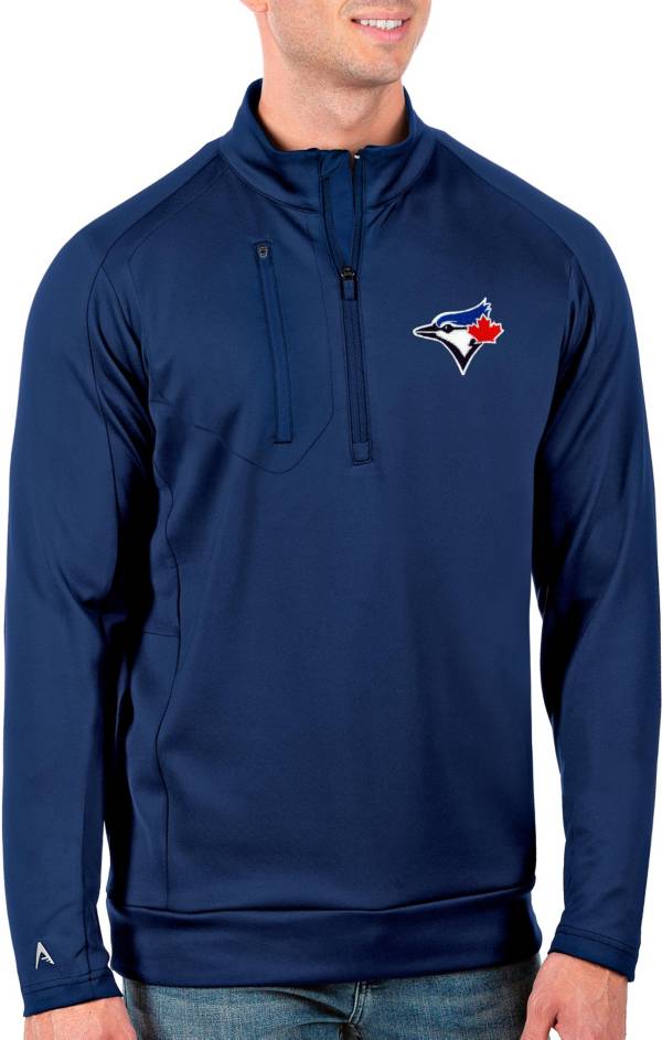 Antigua Men's Tall Toronto Blue Jays Generation Royal Half-Zip Pullover product image