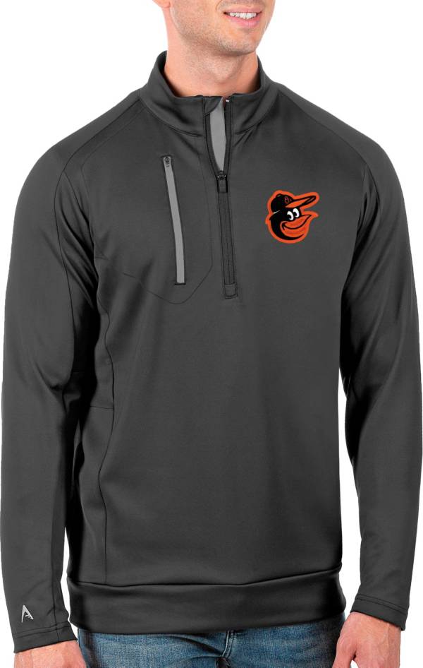 Columbia Men's Baltimore Orioles Gray Oroville Creek Rain Jacket