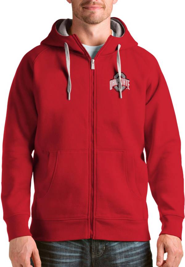 Fireball Men's Face Over Quarter Zip Hoodie - Zip Up in