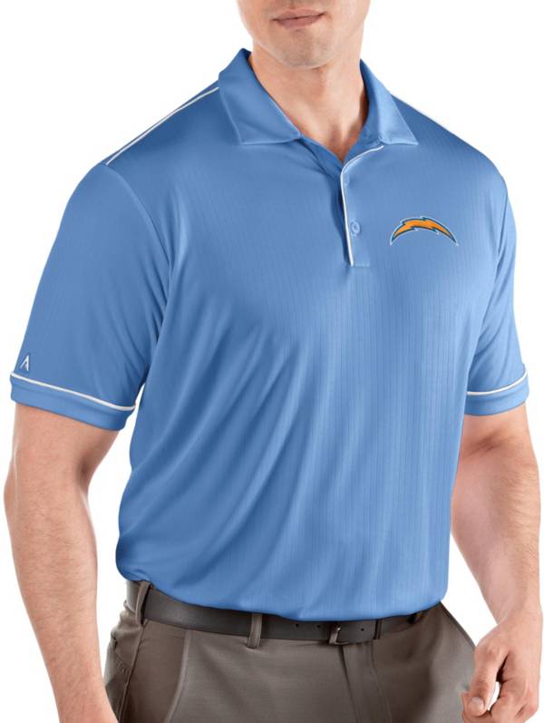 Antigua Men's Los Angeles Chargers Blue Salute Polo product image