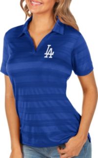 Dick's Sporting Goods Antigua Women's Los Angeles Dodgers Structure Royal  Long Sleeve Button Down Shirt