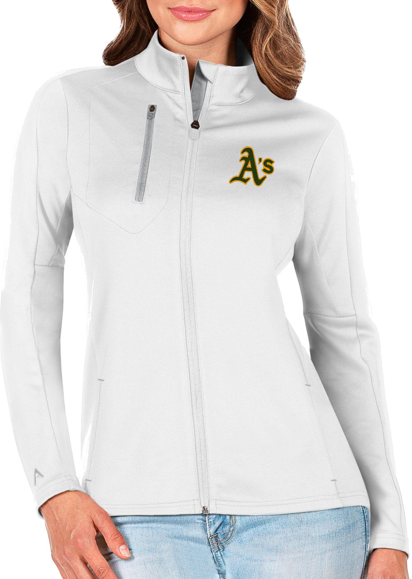 Antigua Women's Oakland Athletics Generation Full-Zip Jacket