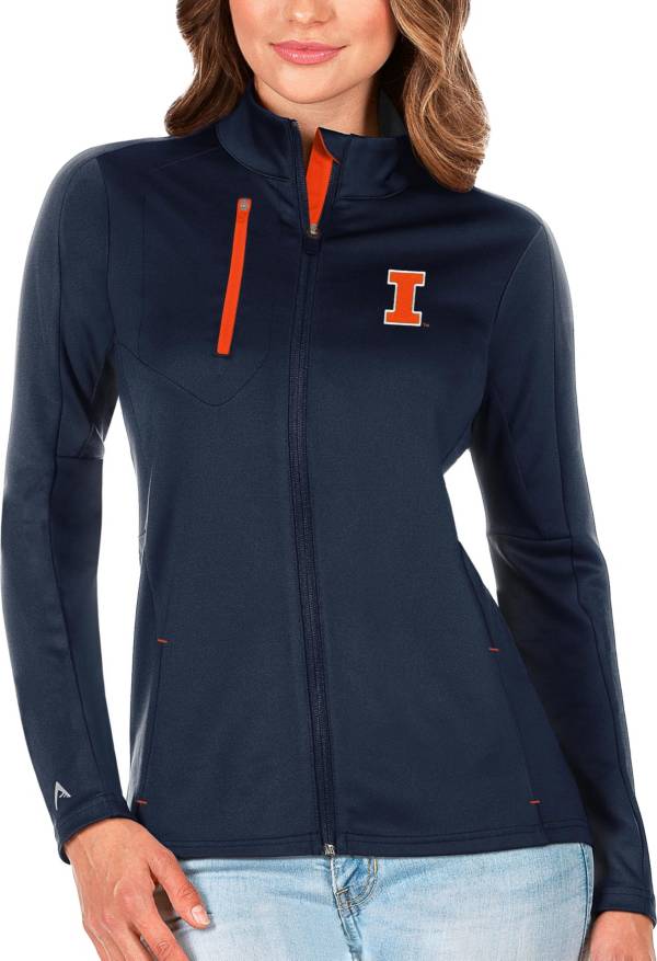 Antigua Women's Illinois Fighting Illini Blue Generation Full-Zip Jacket