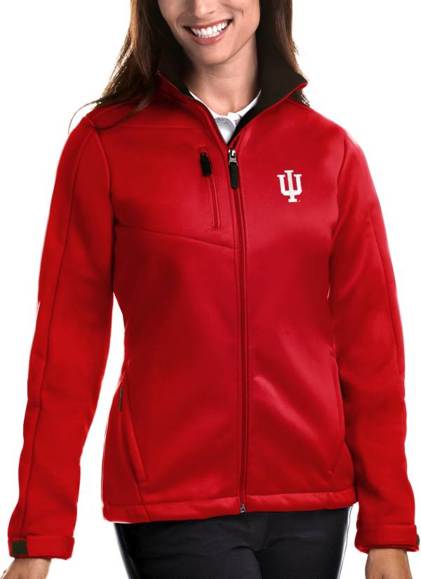 Antigua Women's Indiana Hoosiers Crimson Traverse Full-Zip Jacket