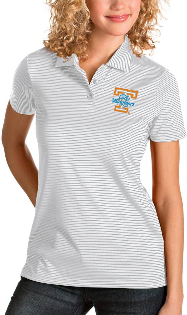 Antigua Women's Tennessee Volunteers White Quest Performance Polo product image