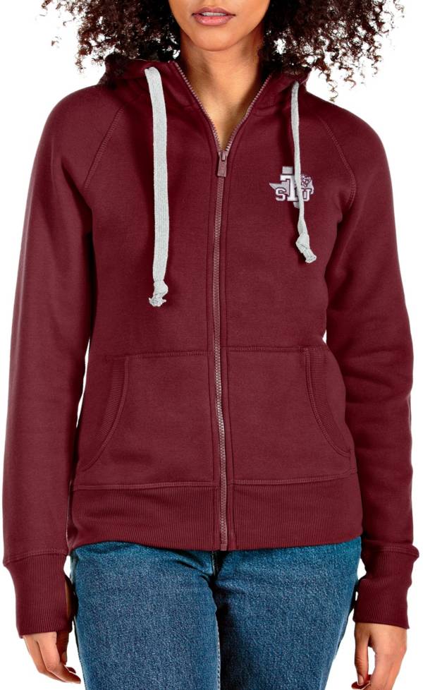 Antigua Women's Texas Southern Tigers Maroon Victory Full Zip Jacket product image