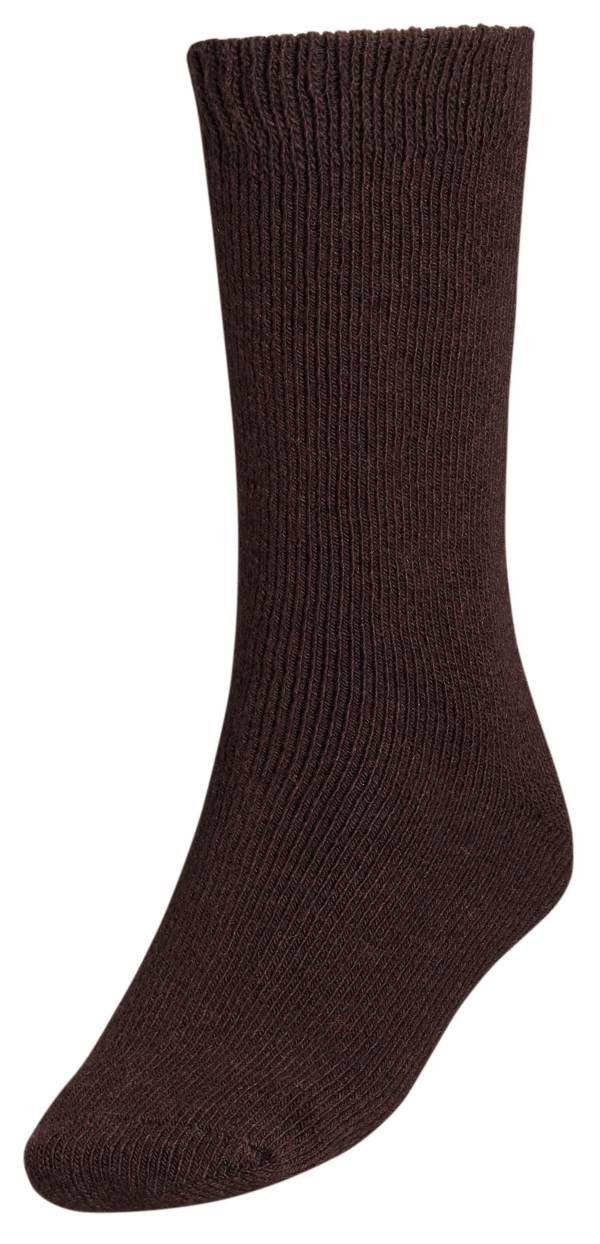 Alpine Design Thermolite Wool Crew Socks, Size: Large, Brown