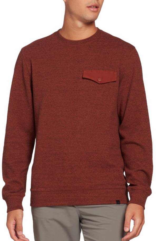 Alpine Design Men's Stratus Sky Textured Crew Neck Sweatshirt product image