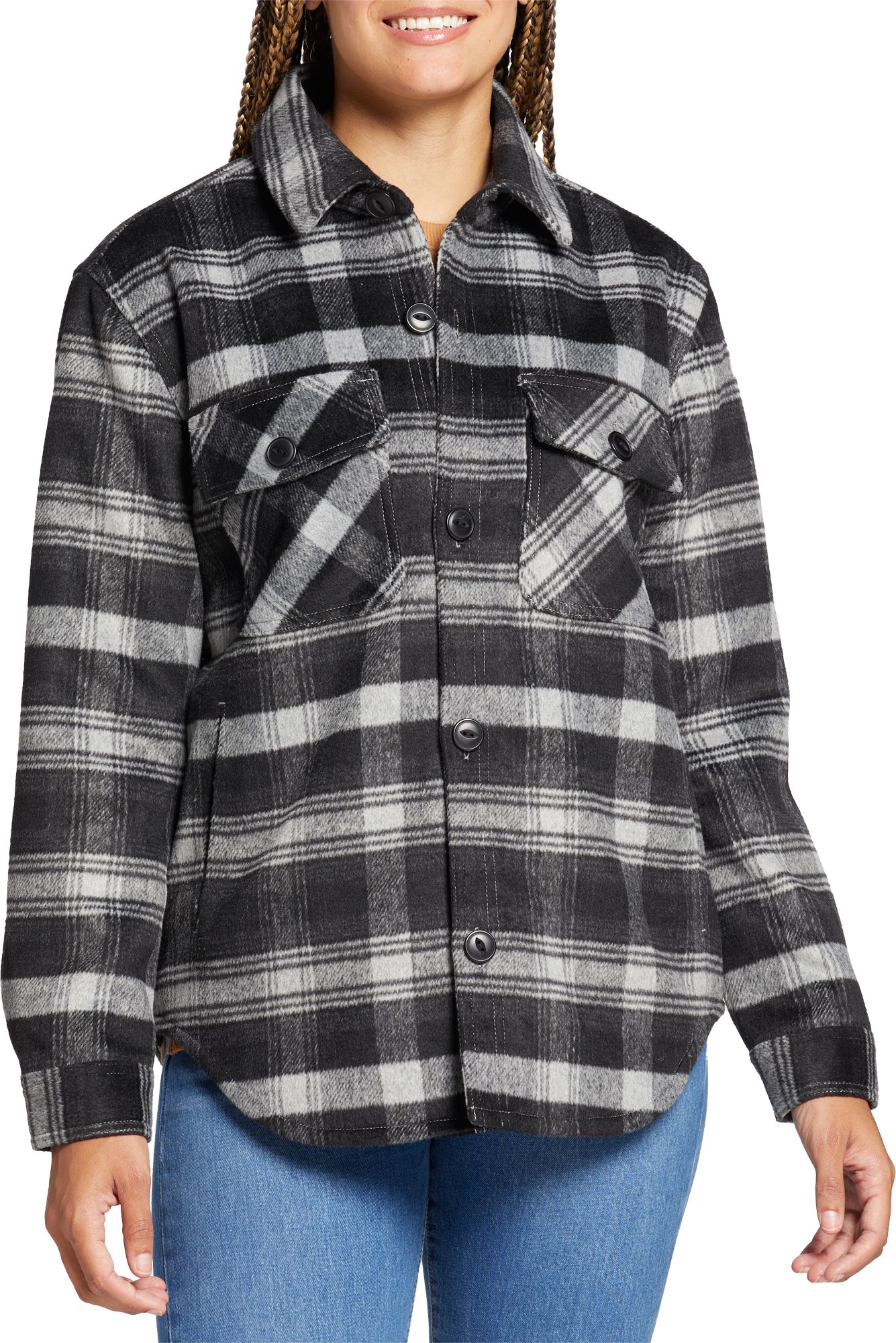 women's wool flannel jacket