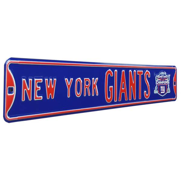 Authentic Street Signs New York Giants 17-in x 16-in Metal Blank Sign at