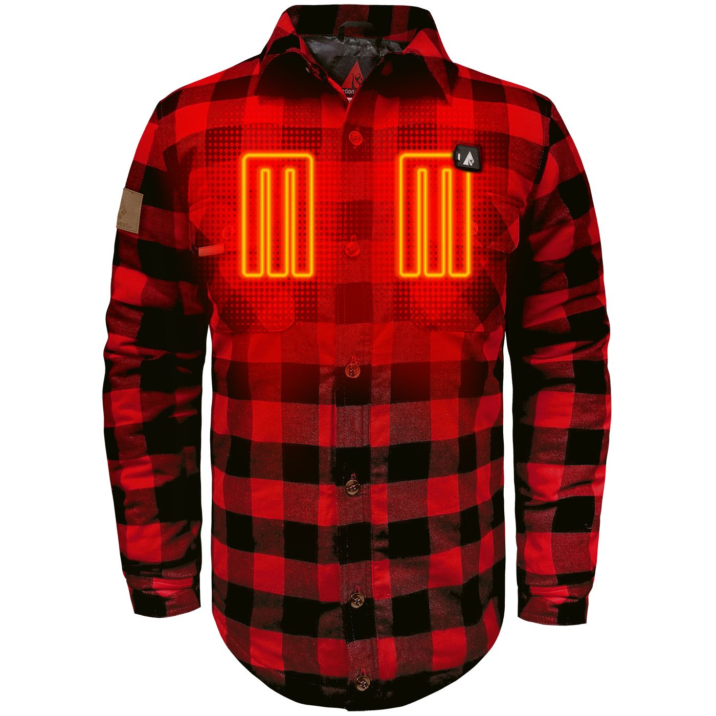 ActionHeat Men's 5V Battery Heated Flannel Work Shirt product image