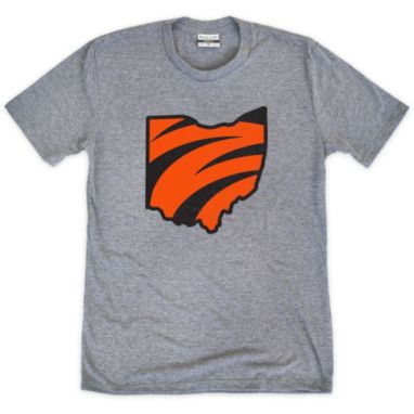 sorry, Where I'm From Cincy State Stripe Grey T-Shirt is currently out of stock
