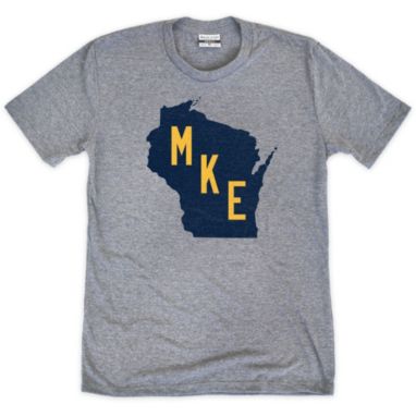 sorry, Where I'm From MKE Fill State Grey T-Shirt is currently out of stock