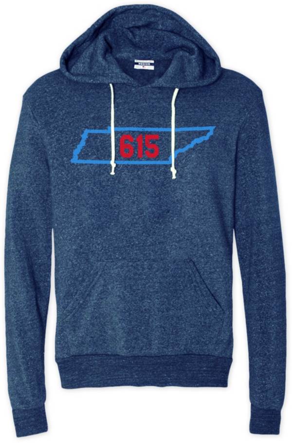Where I'm From Nashville Navy Outline Fleece Pullover Hoodie product image
