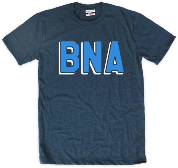 Where I'm From BNA Airport Code Navy T-Shirt