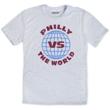 sorry, Where I'm From Philly vs. The World White T-Shirt is currently out of stock