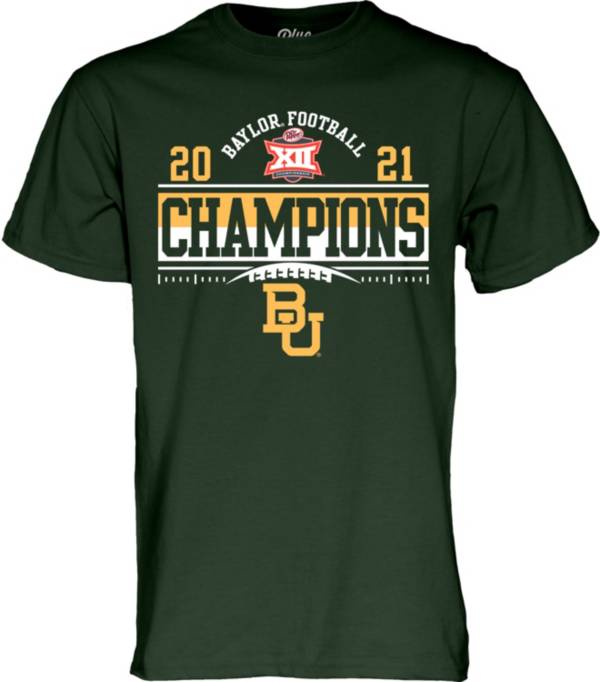 Blue 84 Men's 2021 Big 12 Football Champions Baylor Bears Locker Room T-Shirt