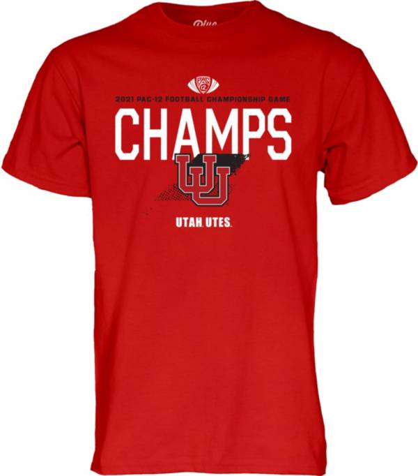 Blue 84 Men's 2021 Pac-12 Football Champions Utah Utes Locker Room T-Shirt