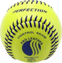 Dudley Softball, Slow Pitch, Yellow Leather, 12-In.