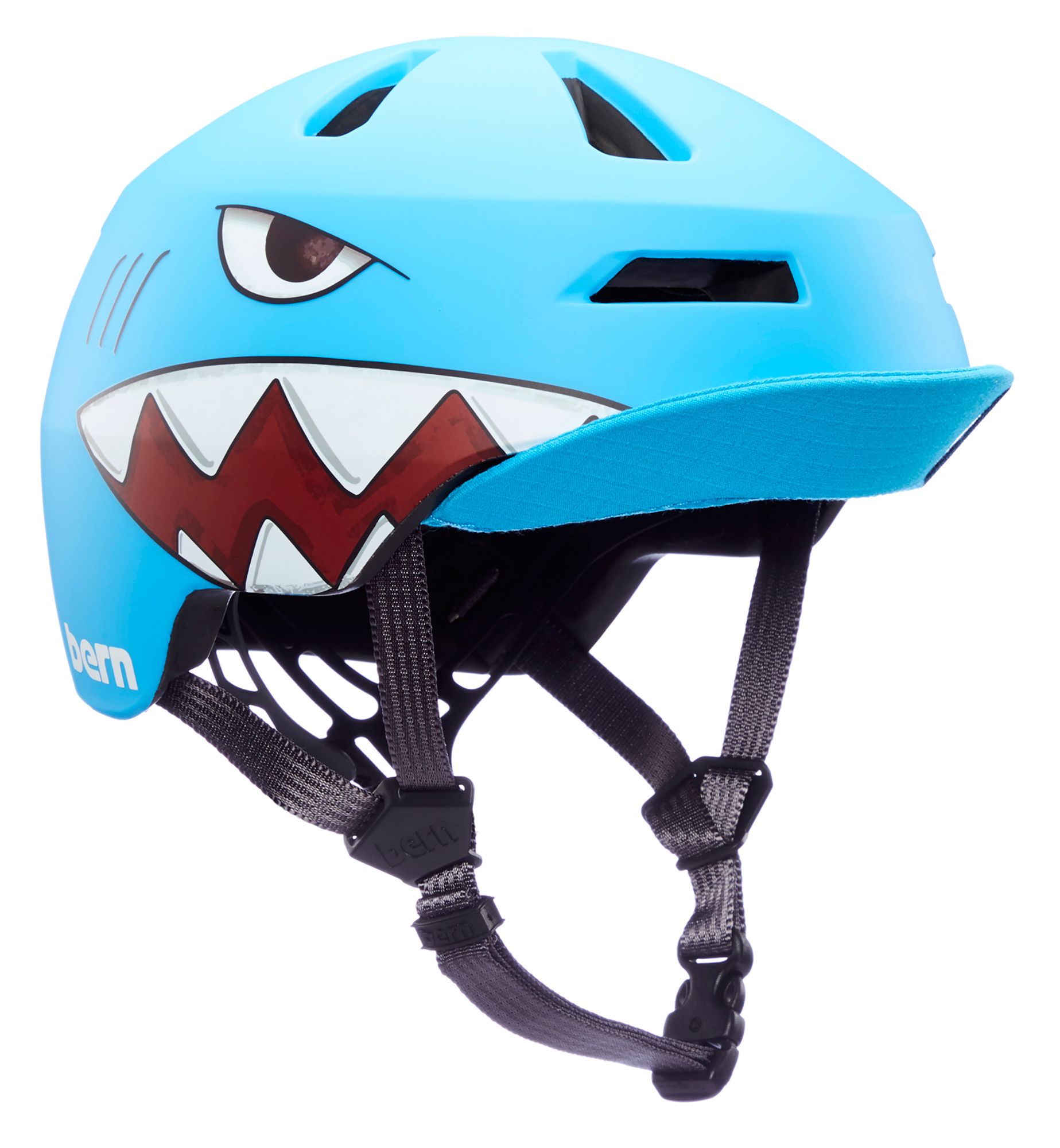 bern nino jr. bike helmet DVRT DVRT / S/M / Matte Blue this classic lives on through a new generation! Bern Kids Helmet Review -