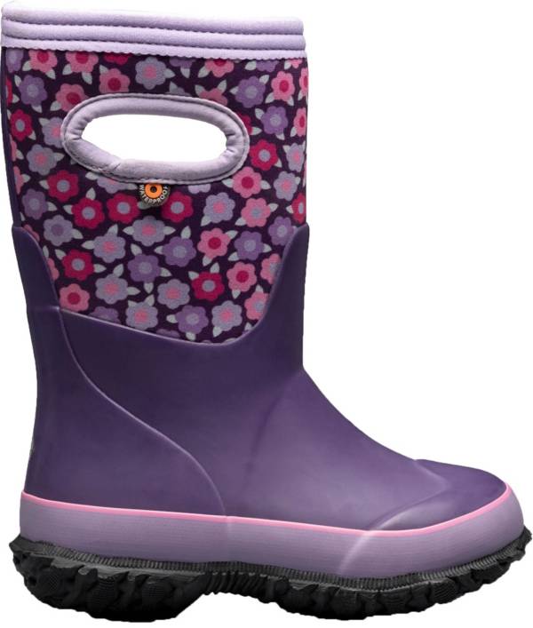 Circumference Skilled bundle Bogs Kids' Grasp Flower Insulated Rain Boots | Dick's Sporting Goods