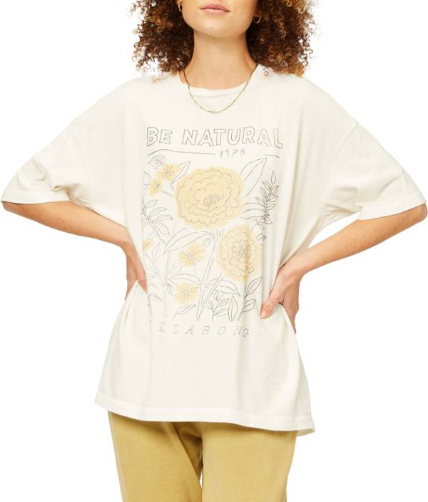 Billabong Women's Be Natural Short Sleeve Graphic T-Shirt