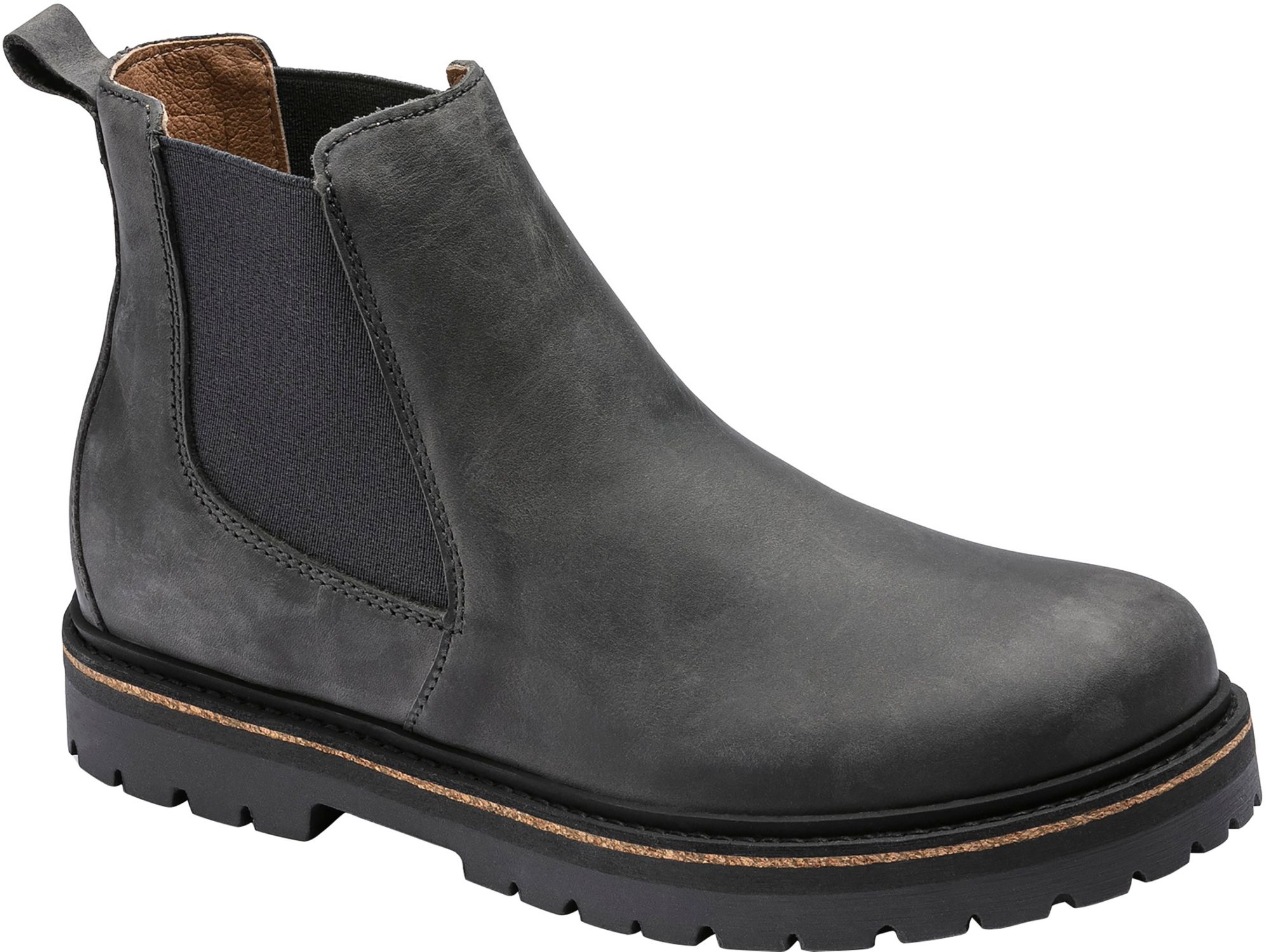 black mens rain boots