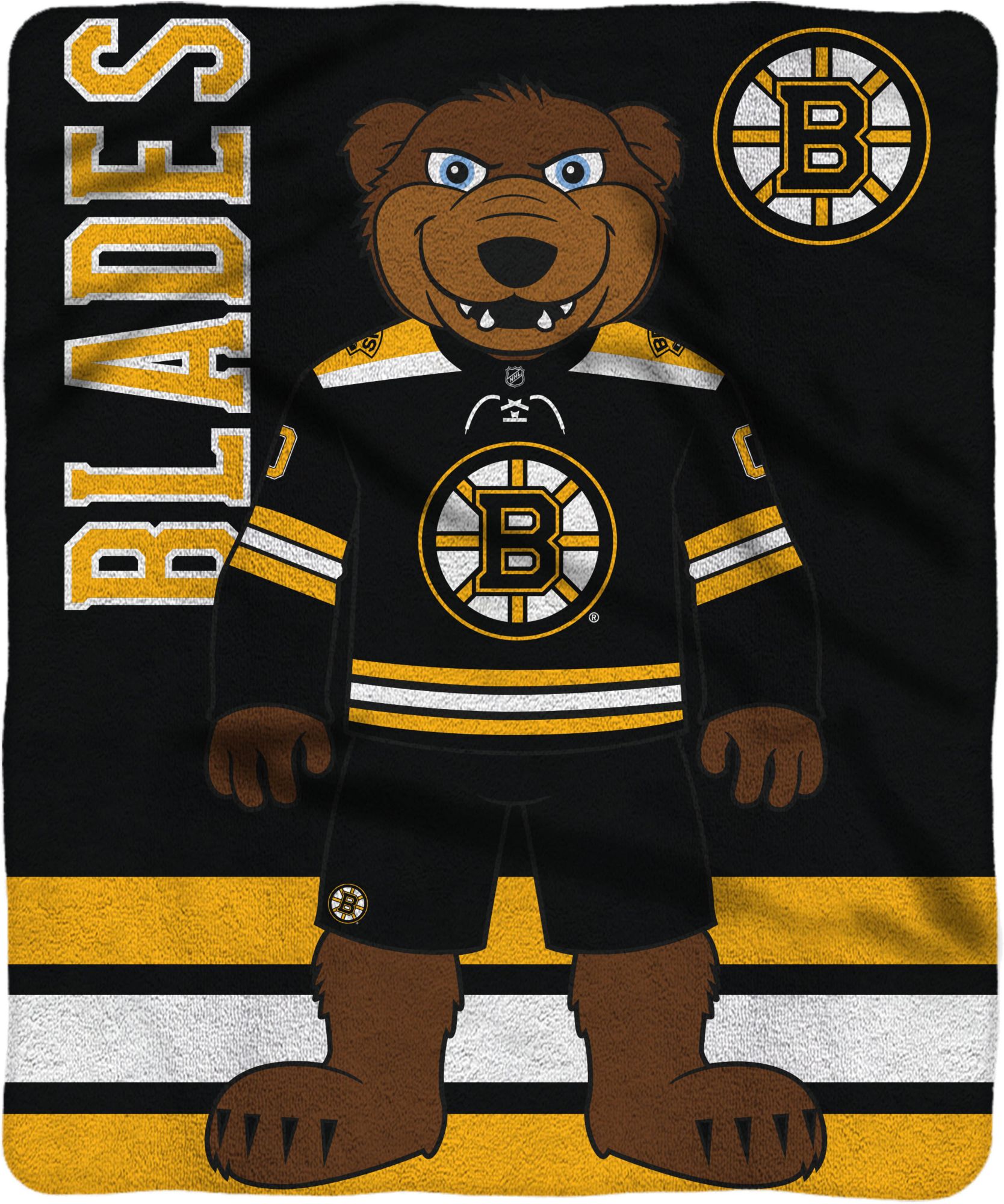 Uncanny Brands Boston Bruins Blades Blanket product image