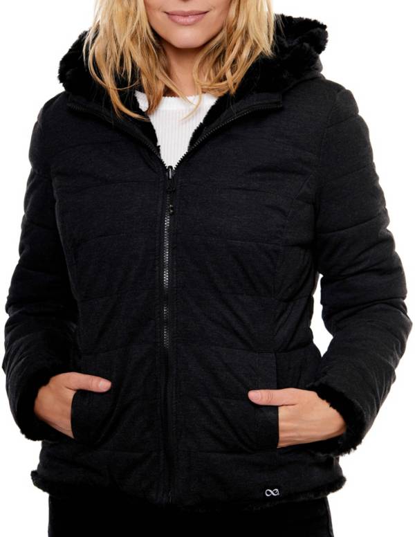 Women's Quilted Full-Zip Jacket, Hooded