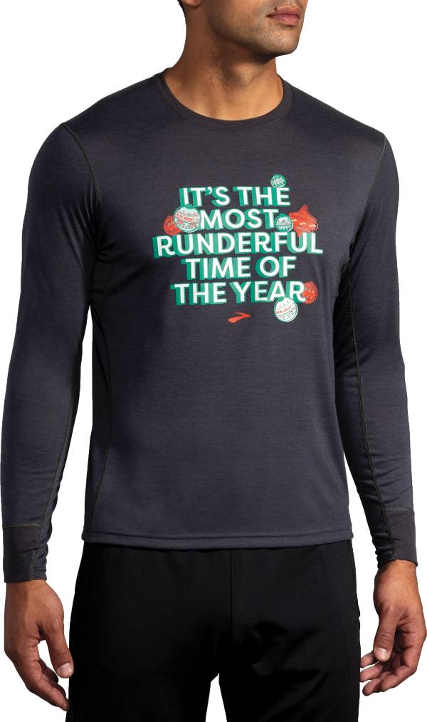 Brooks Men's Run Merry Run Distance Long Sleeve Shirt DICK'S Sporting