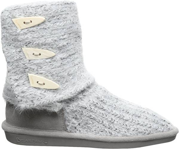 bearpaw grey knit boots