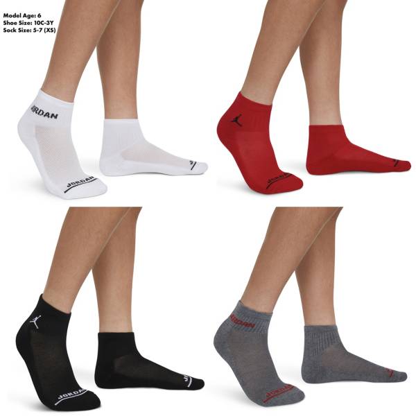 Jordan Kid's Ankle Socks - 6 Pack