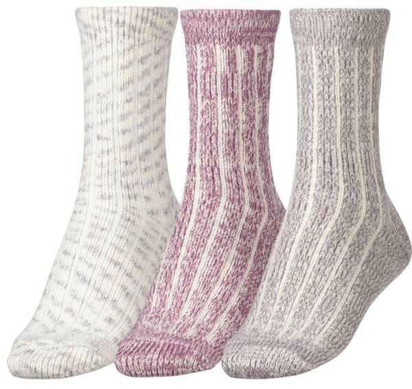 CALIA by Carrie Underwood Women's Lifestyle Heathered Ribbed Socks - 3 Pack
