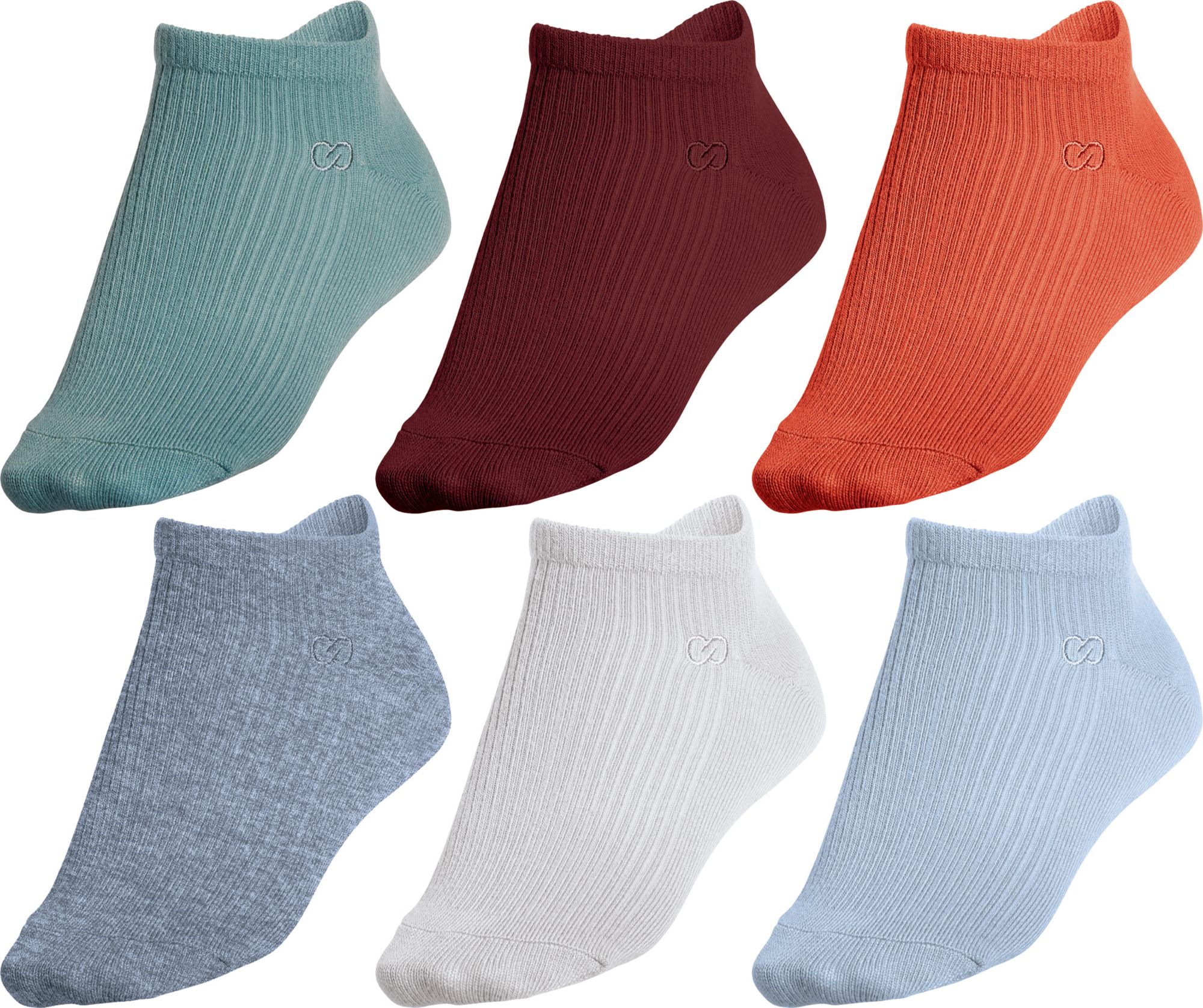 CALIA Texture Trainer Socks - 6 Pack