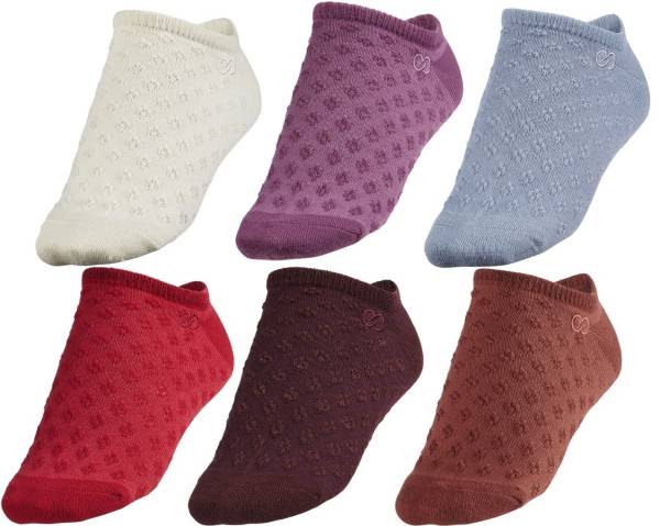 CALIA by Carrie Underwood Texture Trainer Socks - 6 Pack