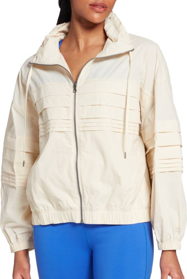 CALIA by Carrie Underwood Women's Crinkle Pleated Jacket