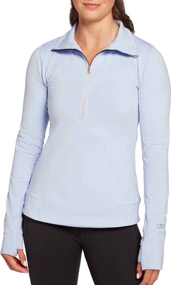 CALIA by Carrie Underwood Women's Cold Weather Compression Run 1/4 Zip Pullover