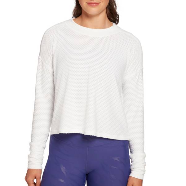 CALIA Diamond Mesh Women's Long Sleeve Shirt product image