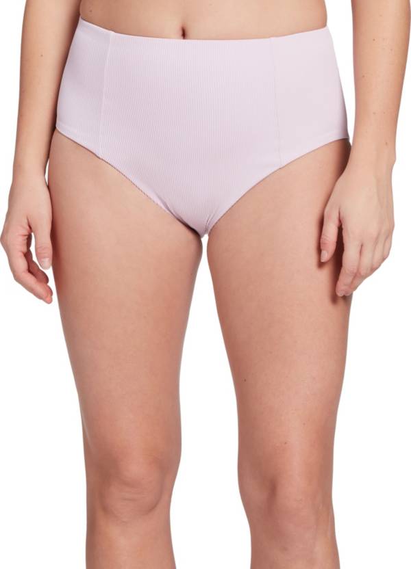 CALIA by Carrie Underwood Women's Rib High Rise Swim Bottoms