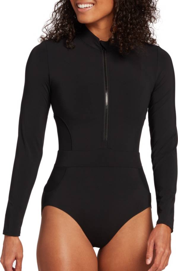 CALIA by Carrie Underwood Women's One Piece Long Sleeve Paddle Suit