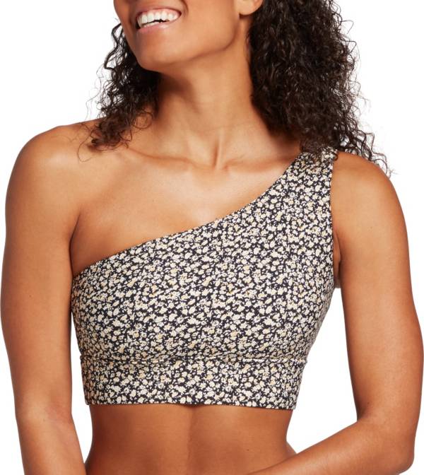CALIA by Carrie Underwood Women's One Shoulder Bikini Top