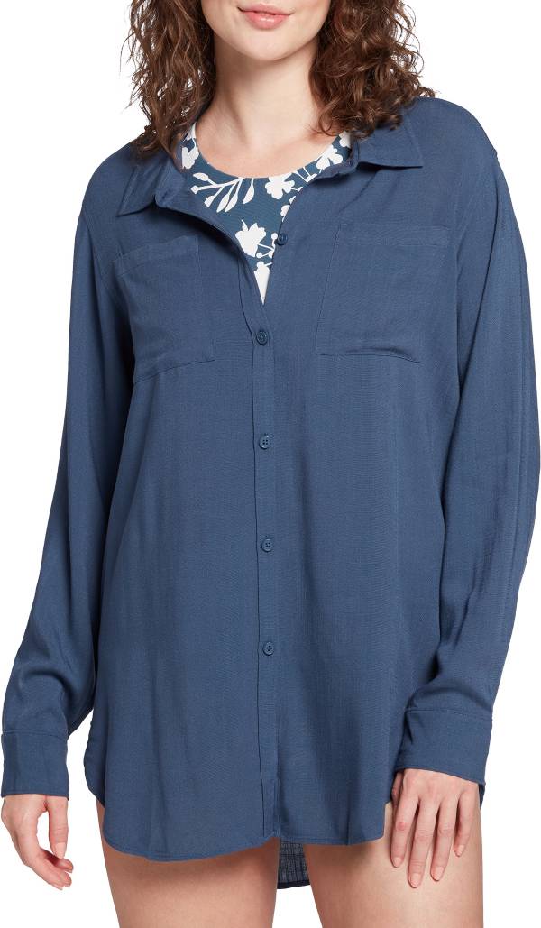 CALIA by Carrie Underwood Women's Utility Shirt Cover Up