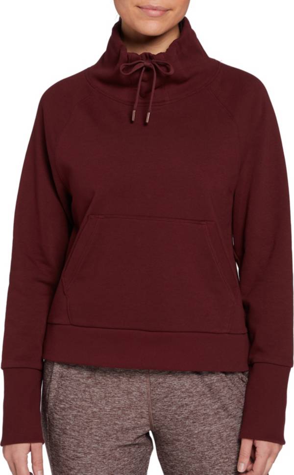 CALIA by Carrie Underwood French Terry Funnel Neck Pullover