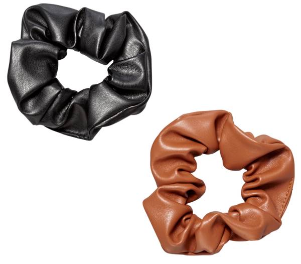 CALIA by Carrie Underwood Women's Faux Leather Scrunchie 2-Pack
