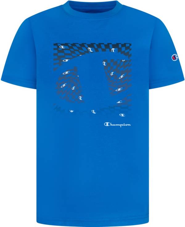 Champion Boys' Checker Fade Short Sleeve T-Shirt product image
