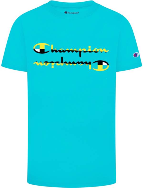 Champion Boys' Split Script Short Sleeve T-Shirt product image
