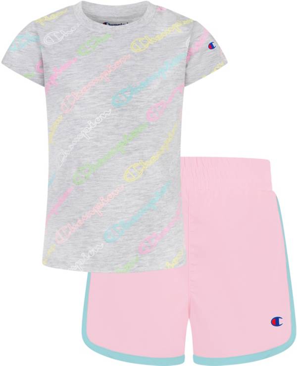 champion t shirt and shorts set