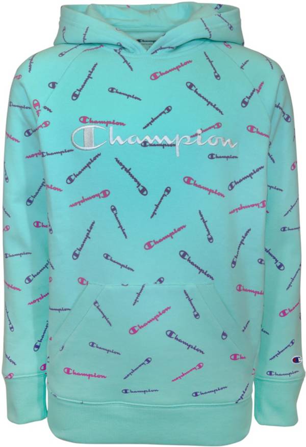 Champion sweater 2024 turquoise white