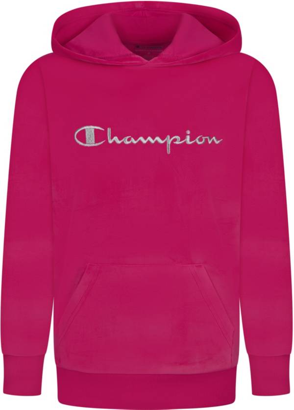 Champion Girls' Velour Pullover Hoodie product image