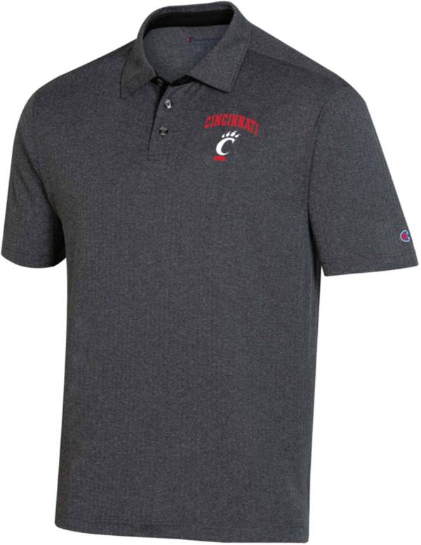 Champion Men's Cincinnati Bearcats Grey Performance Polo